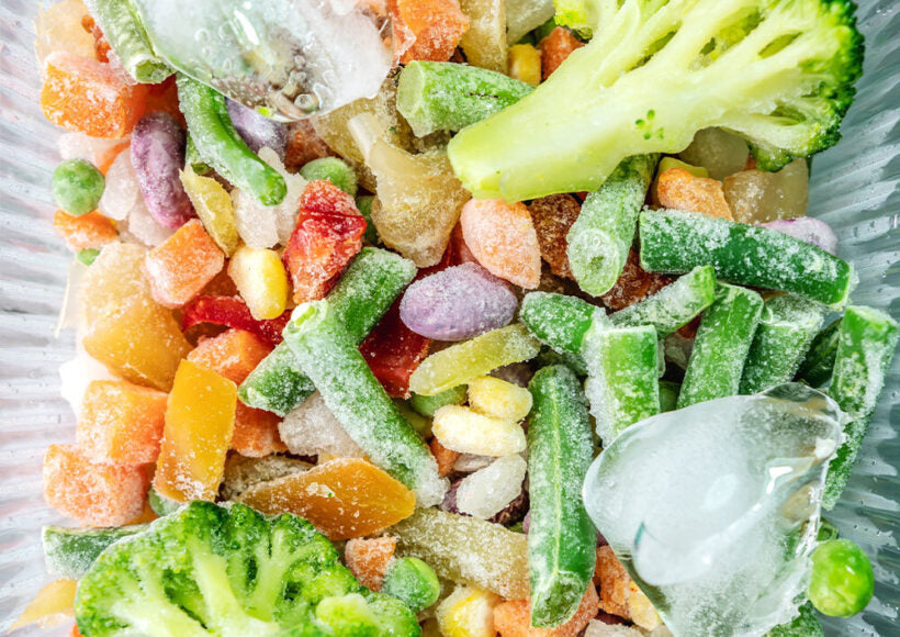 Top 5 health benefits of frozen fruit and vegetables