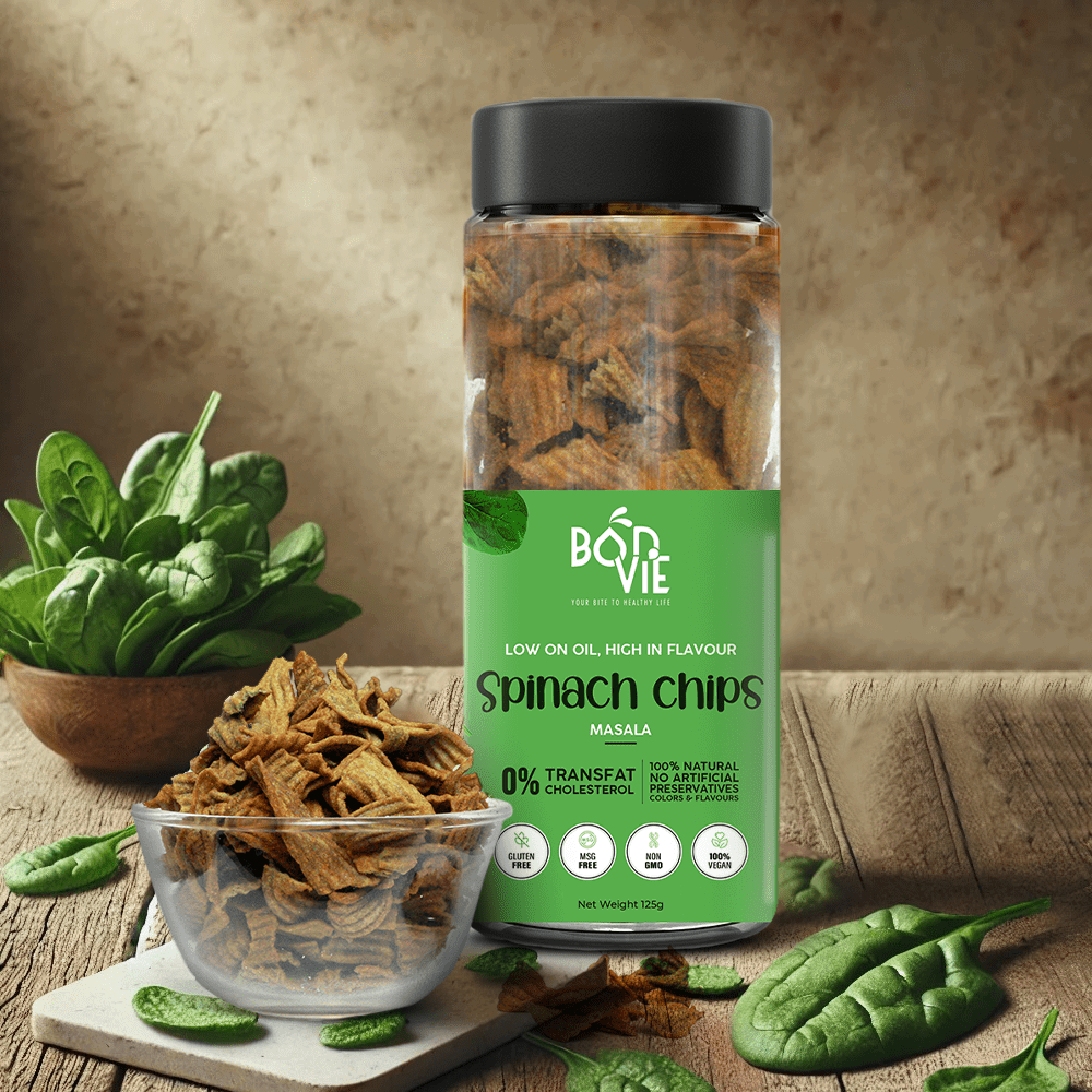 Spinach Chips Masala - Pack of 2