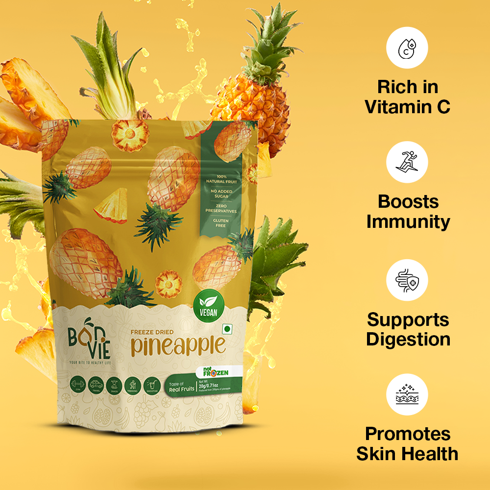 Freeze Dried Pineapple - Pack Of 2