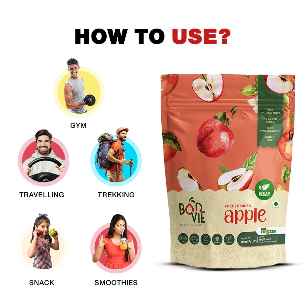 Freeze Dried Apple Snacks - Pack Of 2