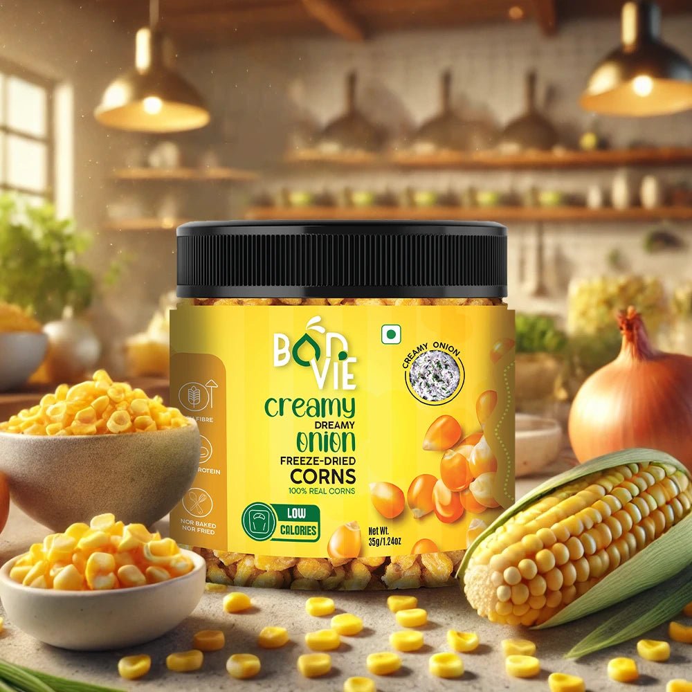 Creamy Dreamy Onion Freeze-Dried Corns 35gm