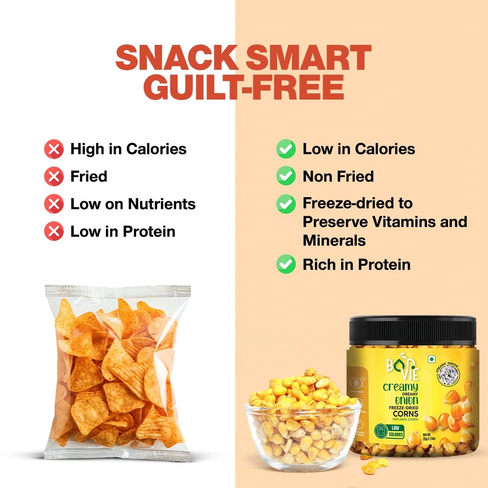 Creamy Dreamy Onion Freeze-Dried Corns 35gm