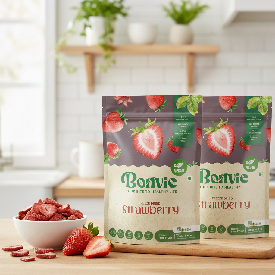 Freeze Dried Strawberry Snacks - Pack Of 2