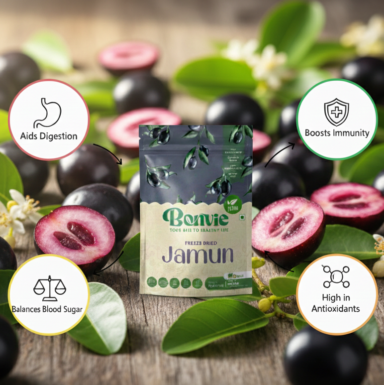 Freeze Dried Jamun Snacks - Pack Of 2