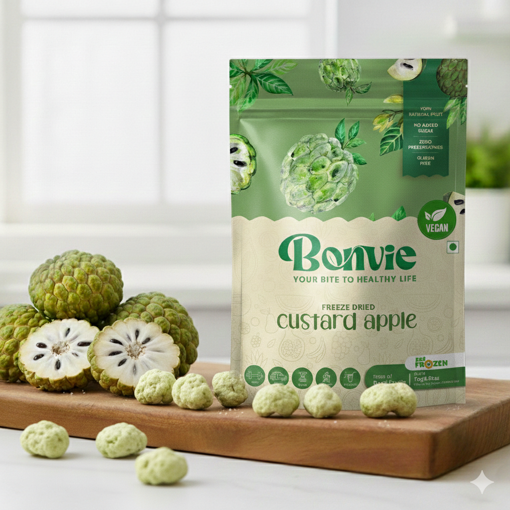 Freeze Dried Custard Apple Snack