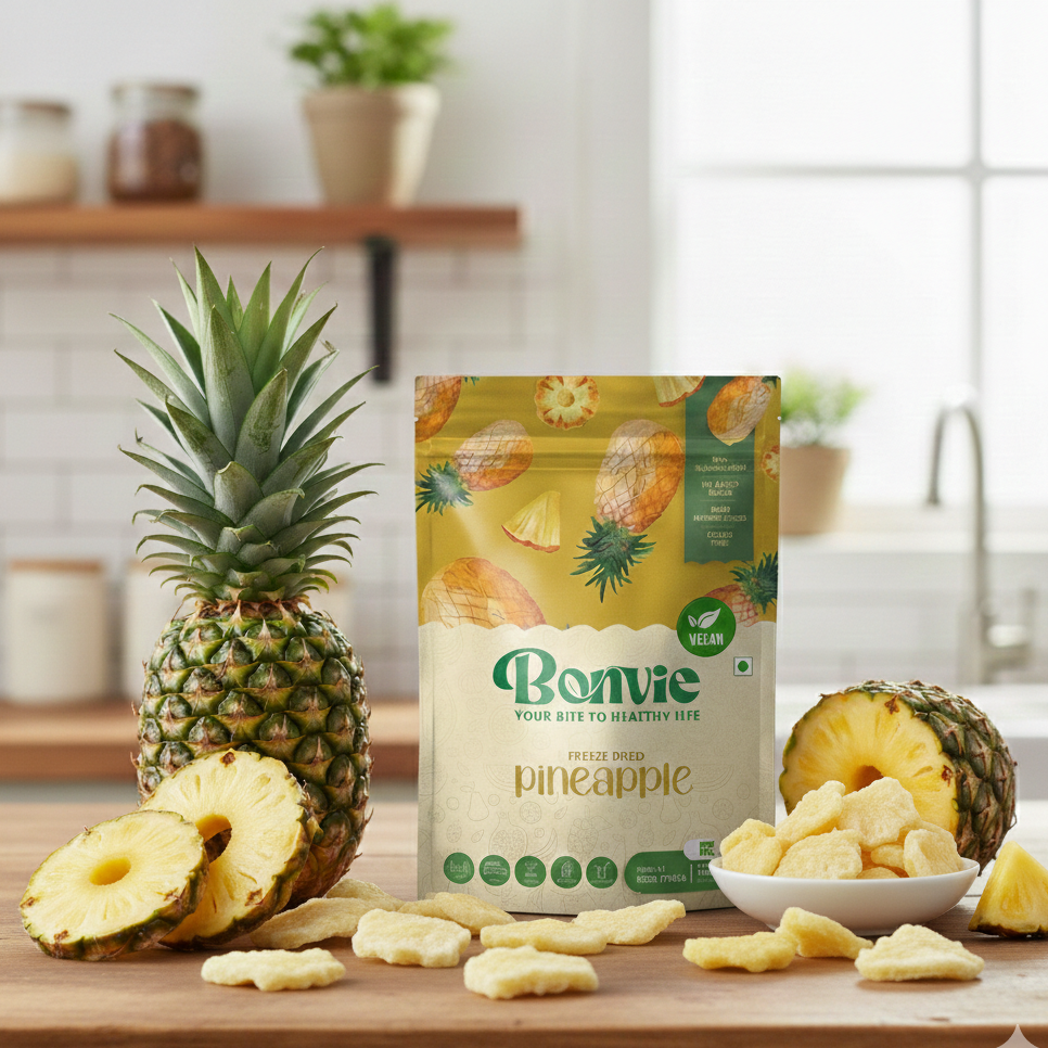Freeze Dried Pineapple Snacks