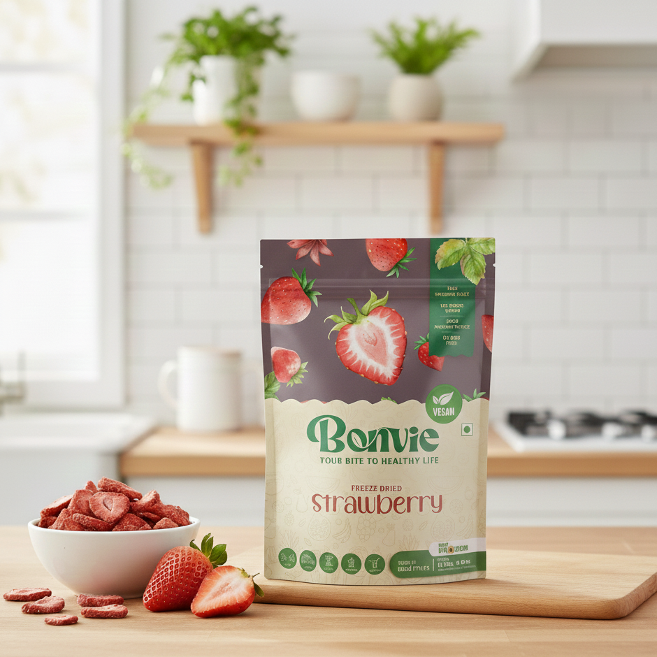 Freeze Dried Strawberry Snacks