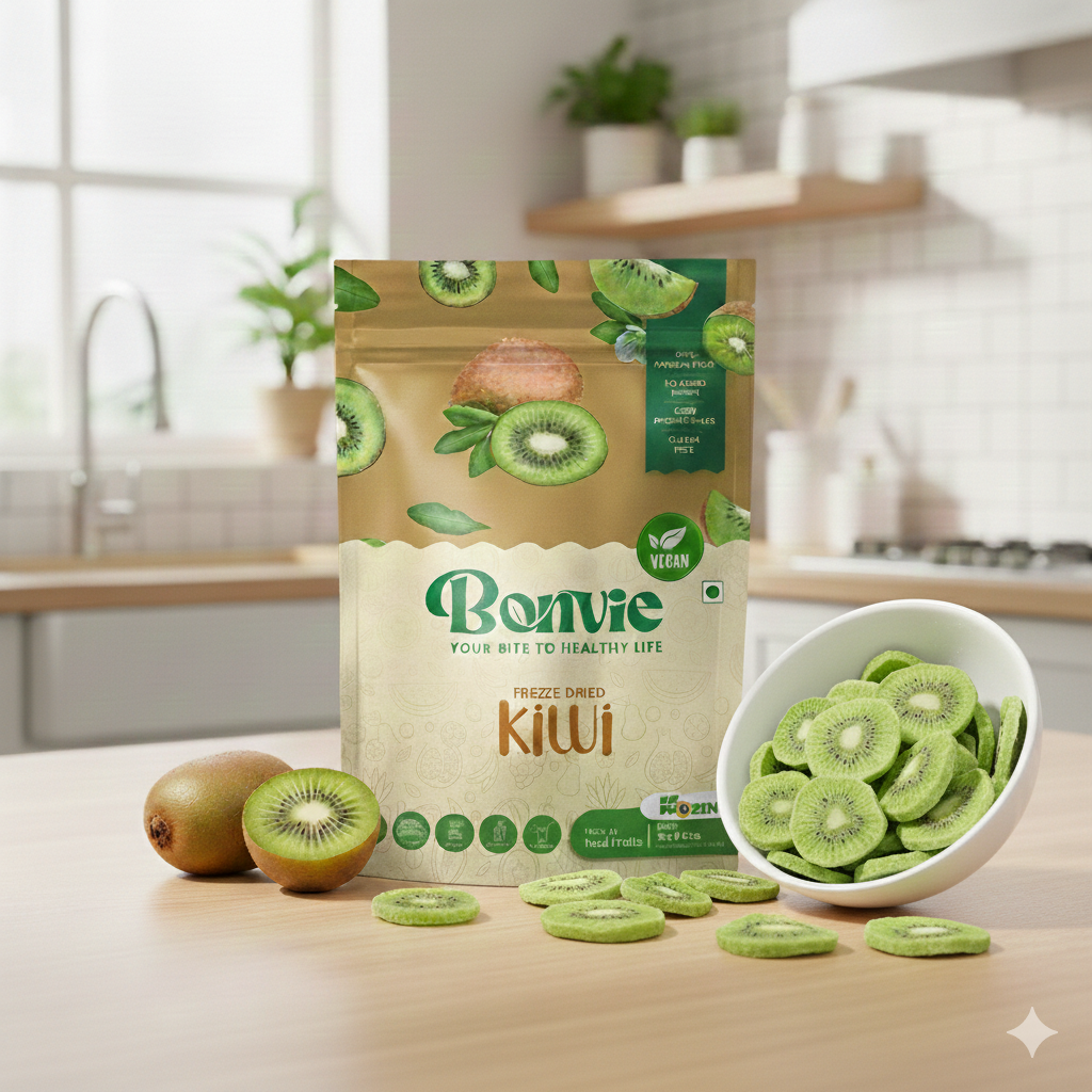 Freeze Dried Kiwi Snacks