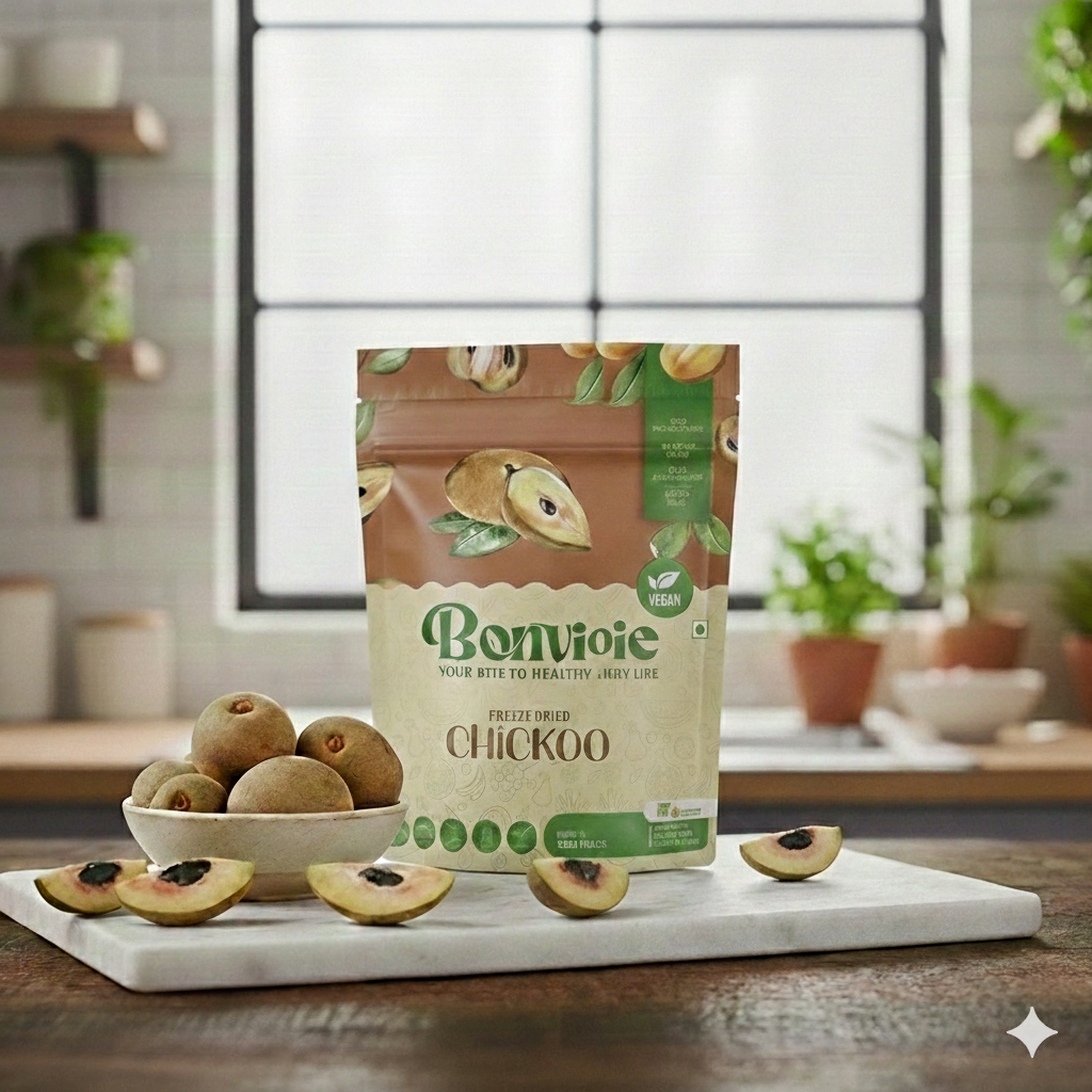 Freeze Dried Chickoo Snacks