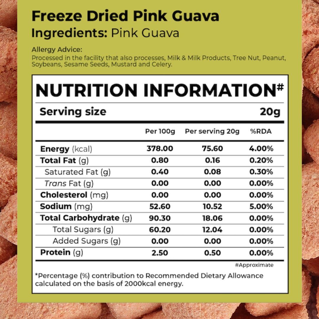 Freeze Dried Guava Snacks - Pack Of 2