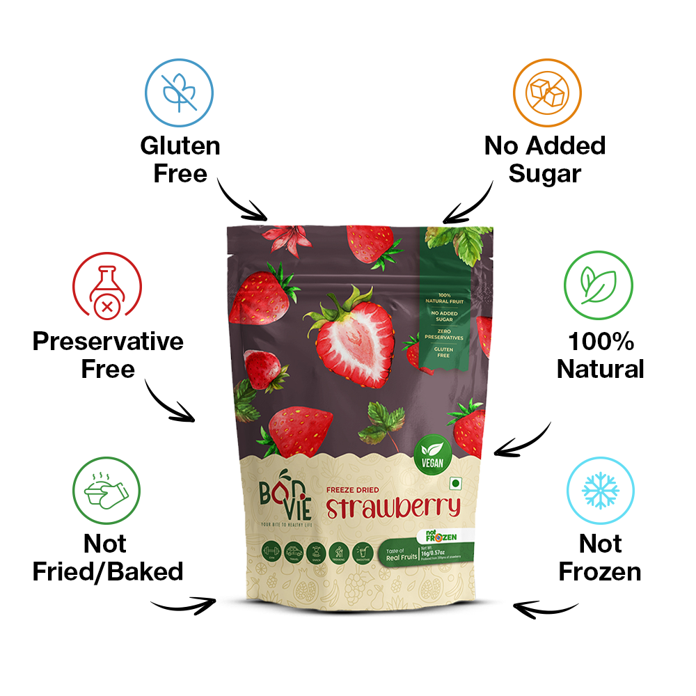 Freeze Dried Strawberry - Pack Of 2