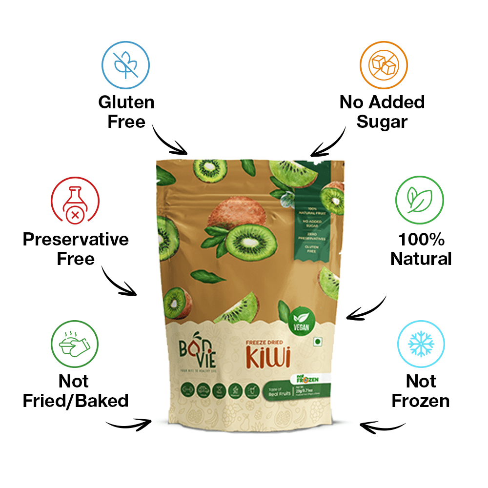 Freeze Dried Kiwi Snacks
