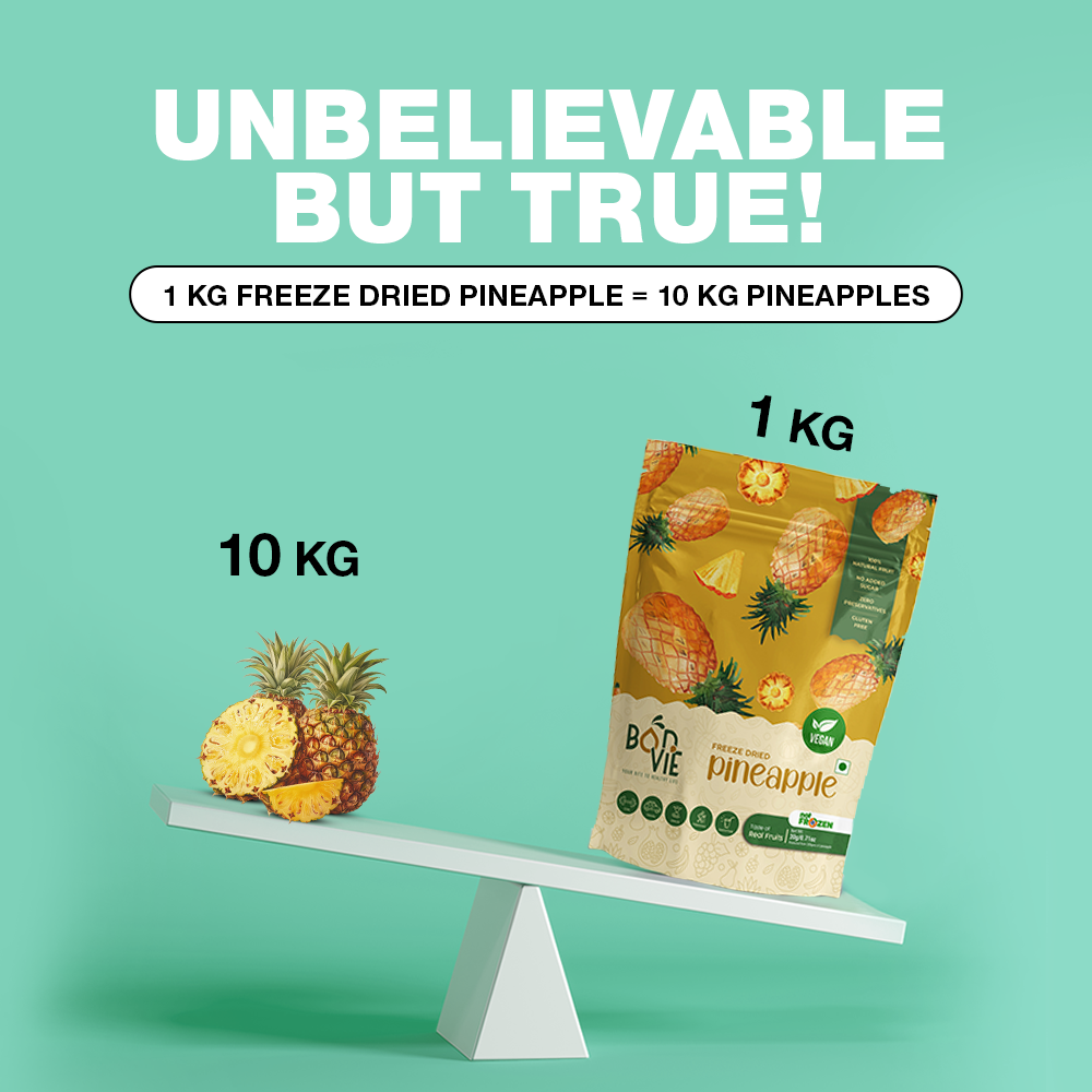 Freeze Dried Pineapple - Pack Of 2