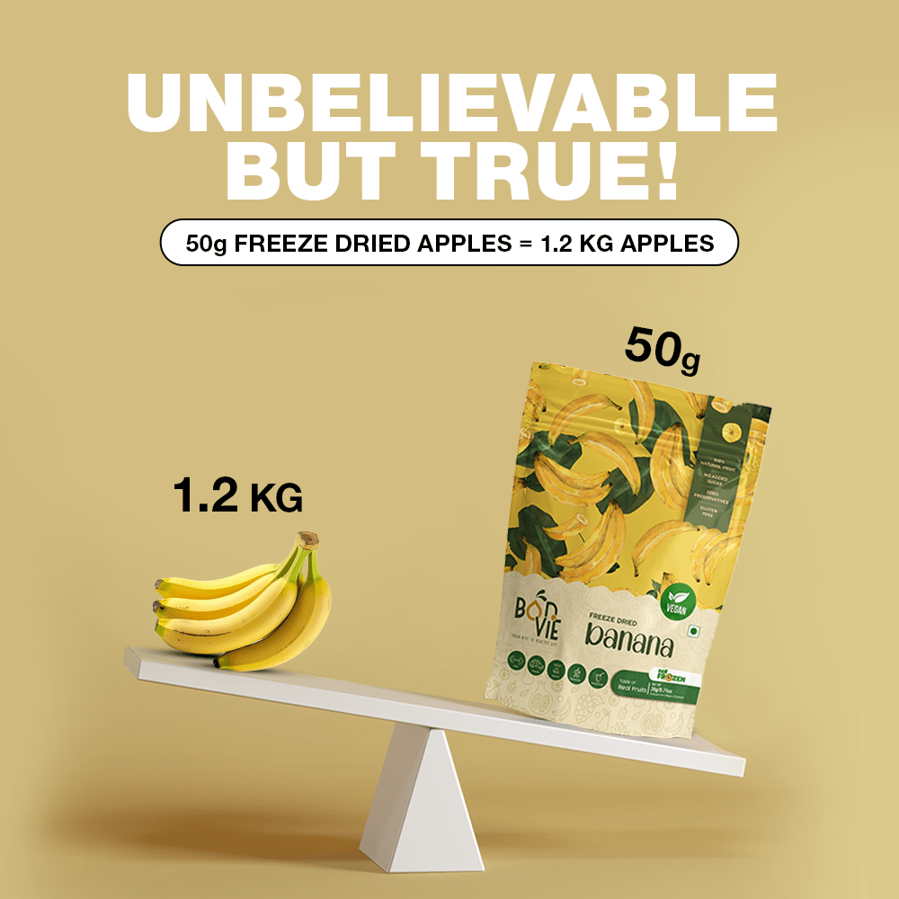 Freeze Dried Banana Snacks - Pack Of 2
