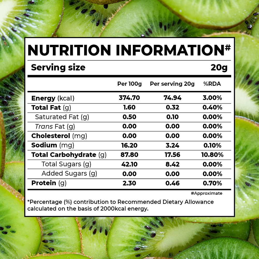 Freeze Dried Kiwi