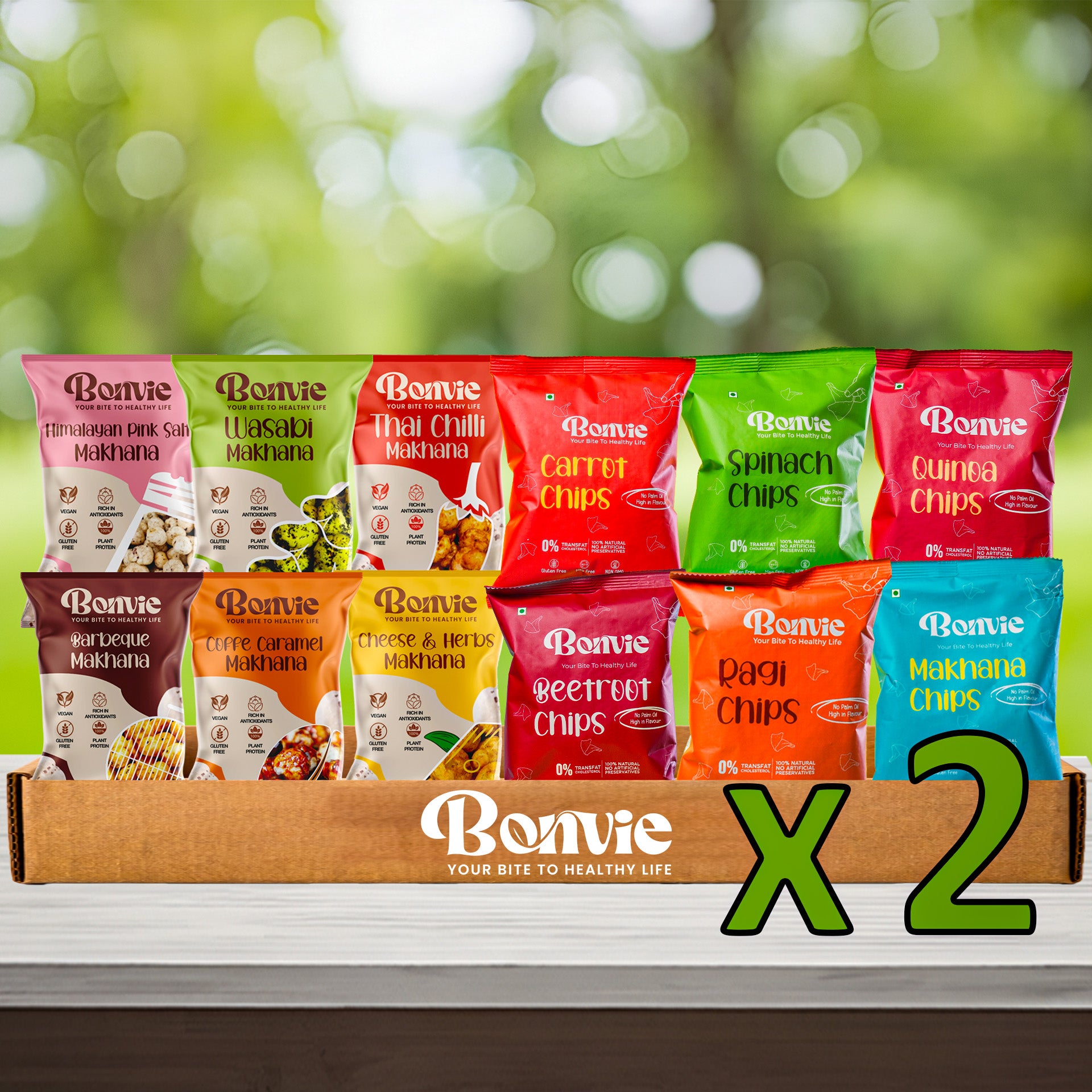 Makhana & Veggie Chips Trial Box