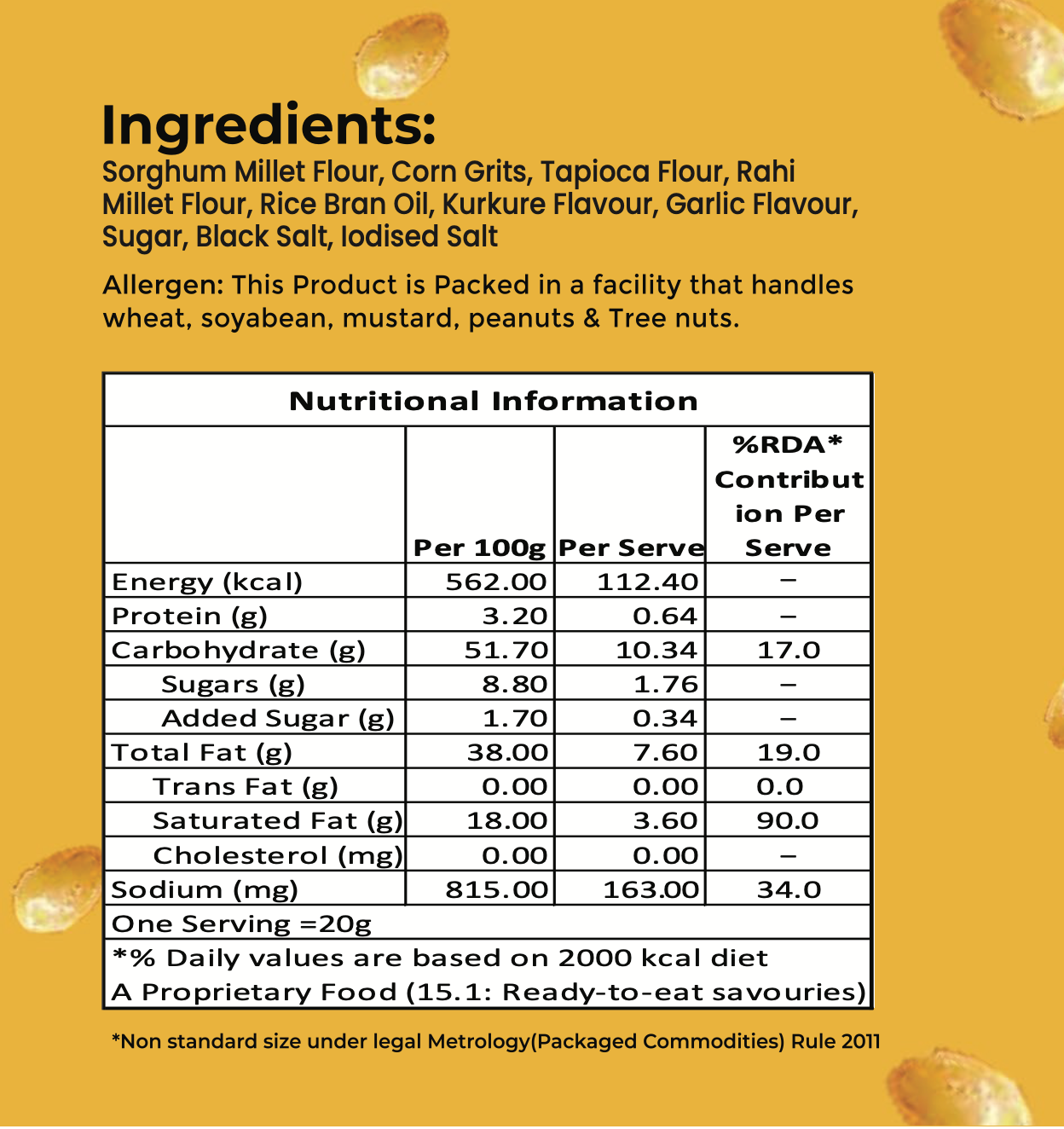 Millet Chips – Mint Zing