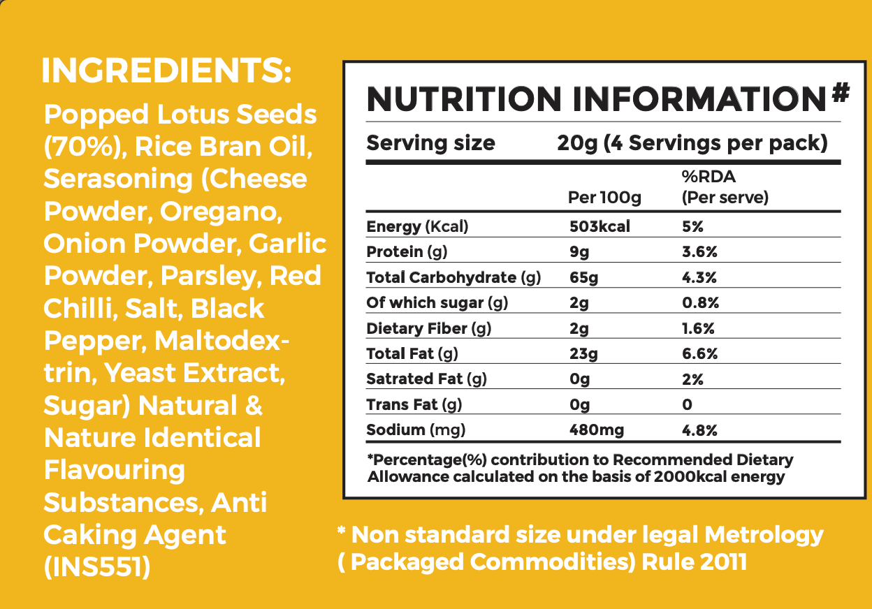 Cheese and Herb-Makhana