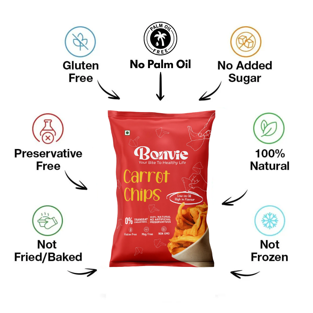 Carrot chips (Pack of 2)