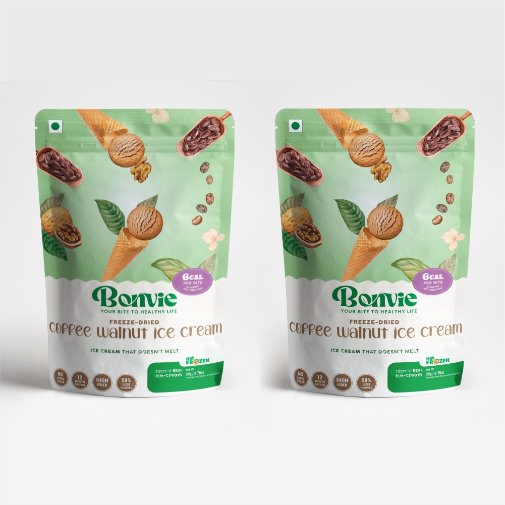 Coffee Walnut Ice cream Snack (Pack of 2)