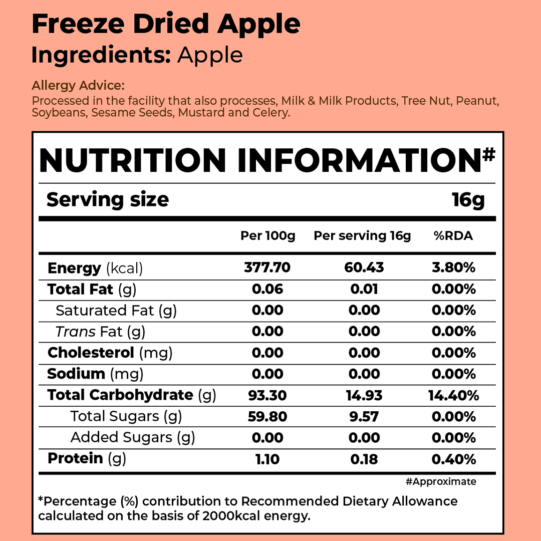 Freeze Dried Apple