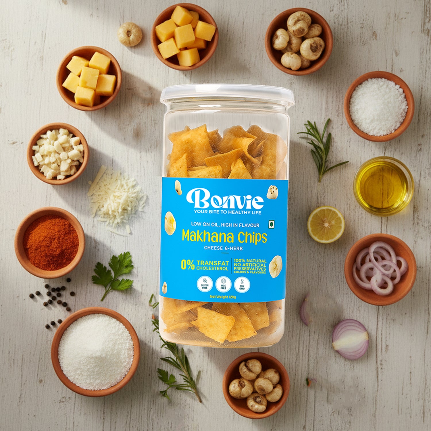 Makhana Chips Cheese & Herbs