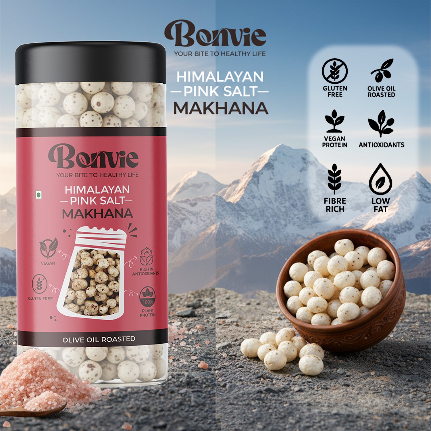 Makhana - Himalayan Pink Salt