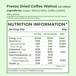 Freeze Dried Coffee Walnut Ice Cream