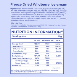 Freeze Dried Wildberry Ice Cream Sandwich