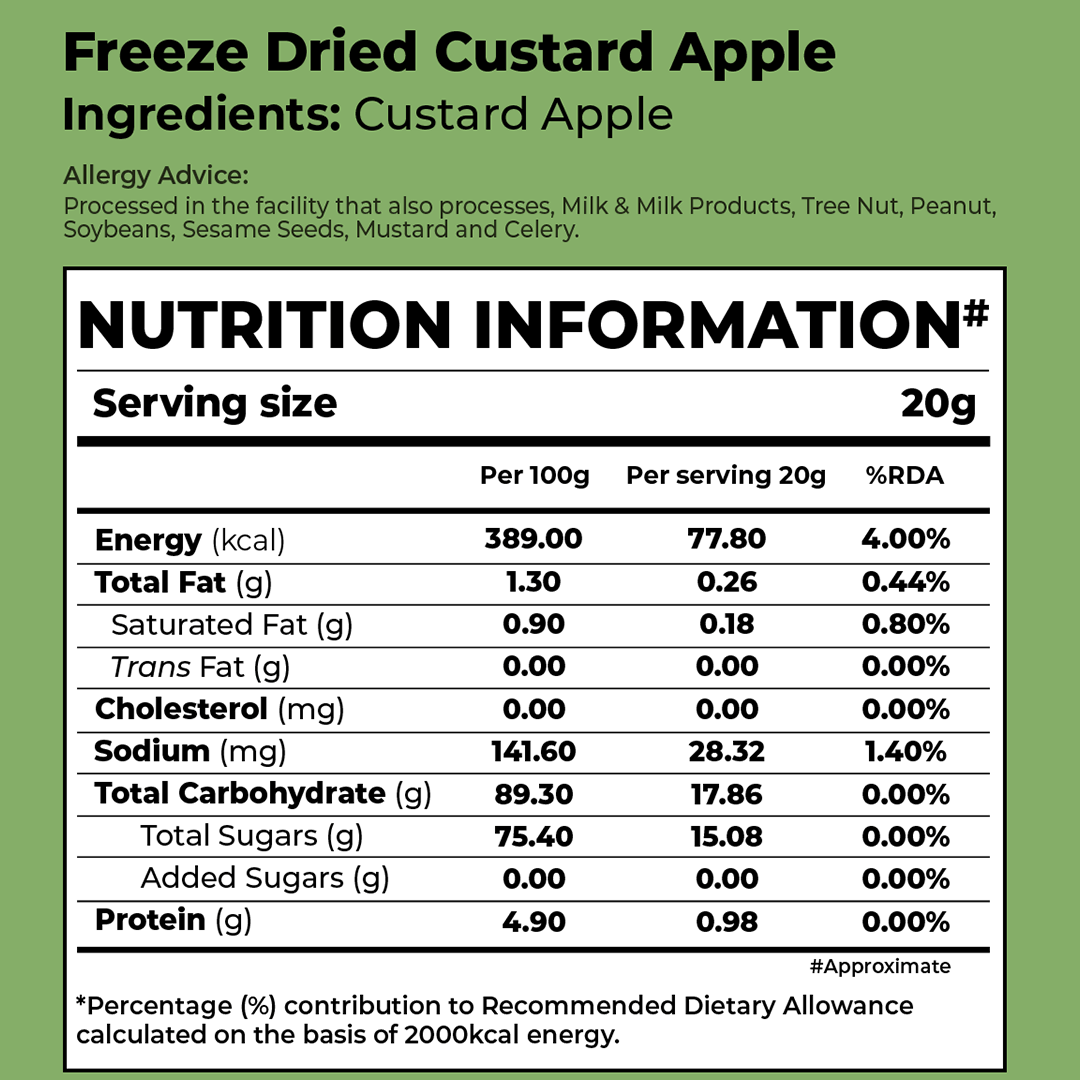 Custard Apple Snacks 20gm (Pack of 3)