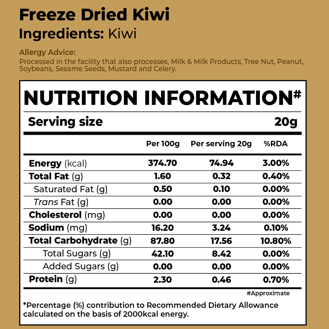 Freeze Dried Kiwi