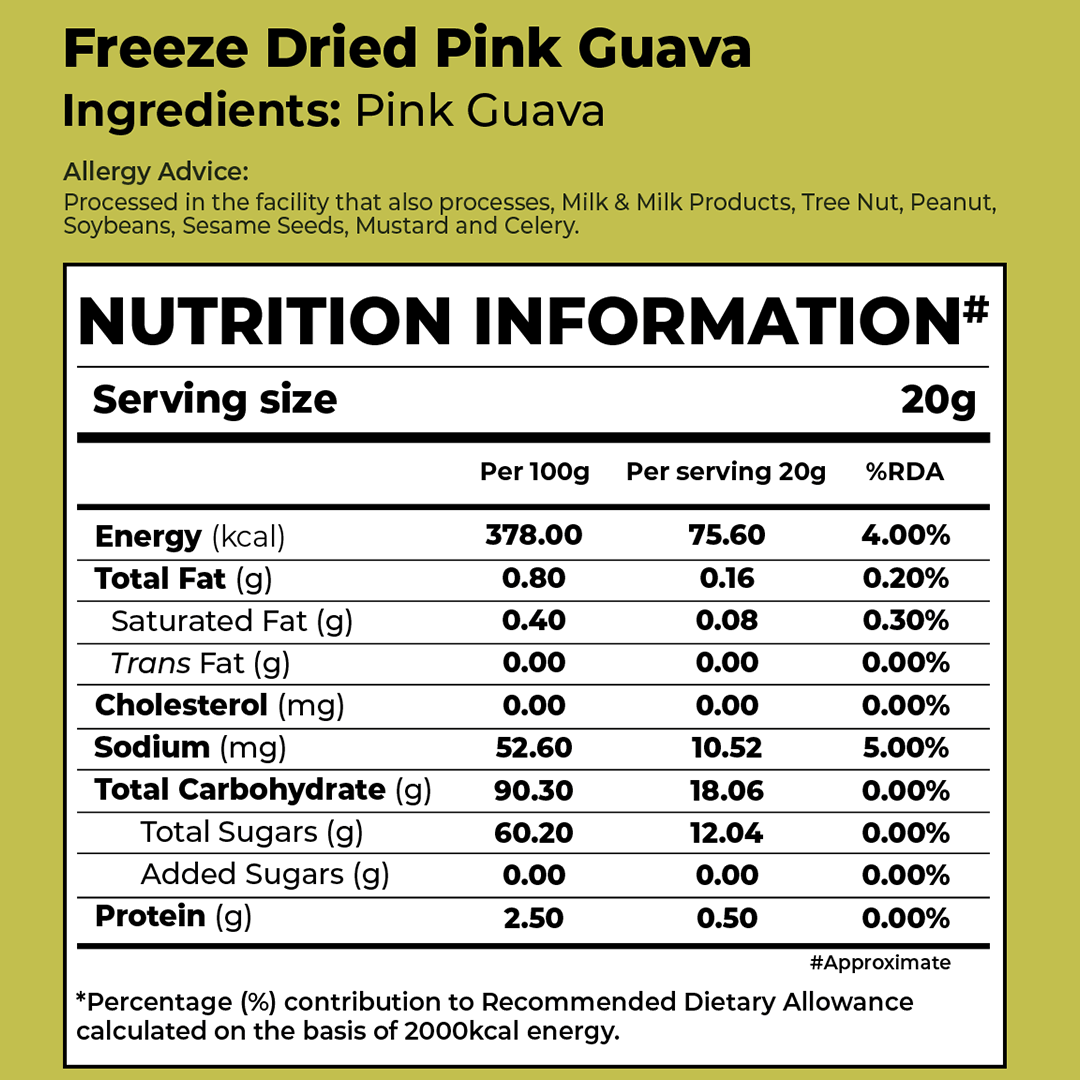 Freeze Dried Guava