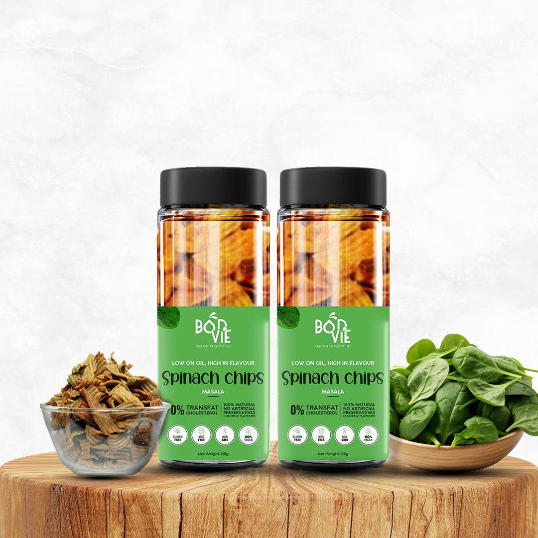 Spinach Chips Masala - Pack of 2