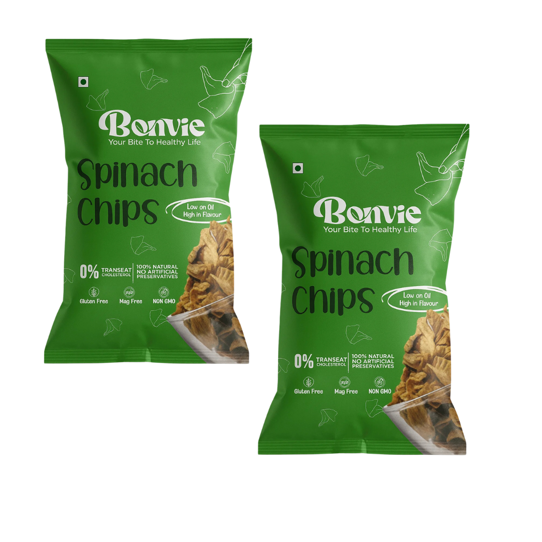 Spinach chips (Pack of 2)